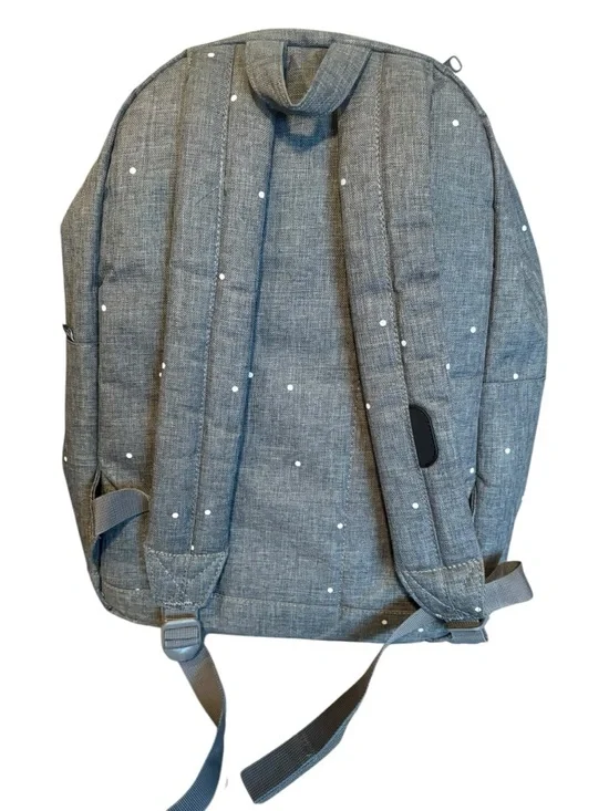 Herschel Supply Co. Grey Dot Backpack with Cream Patch - Picture 3 of 5